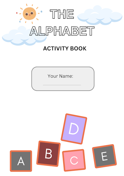 Alphabet Tracing and Coloring Book PDF for Kids